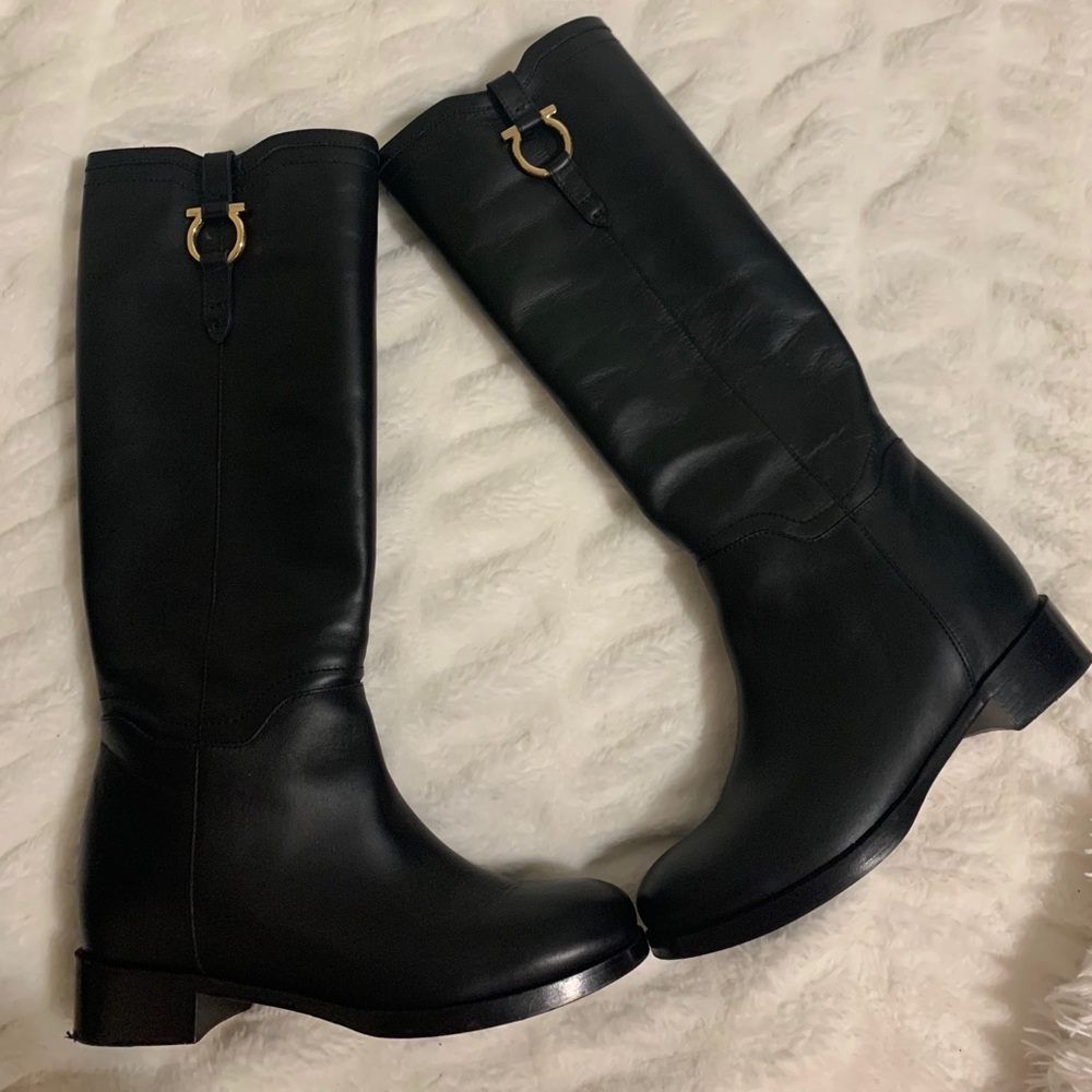 Ferragamo rider boots MAKE ME AN OFFER